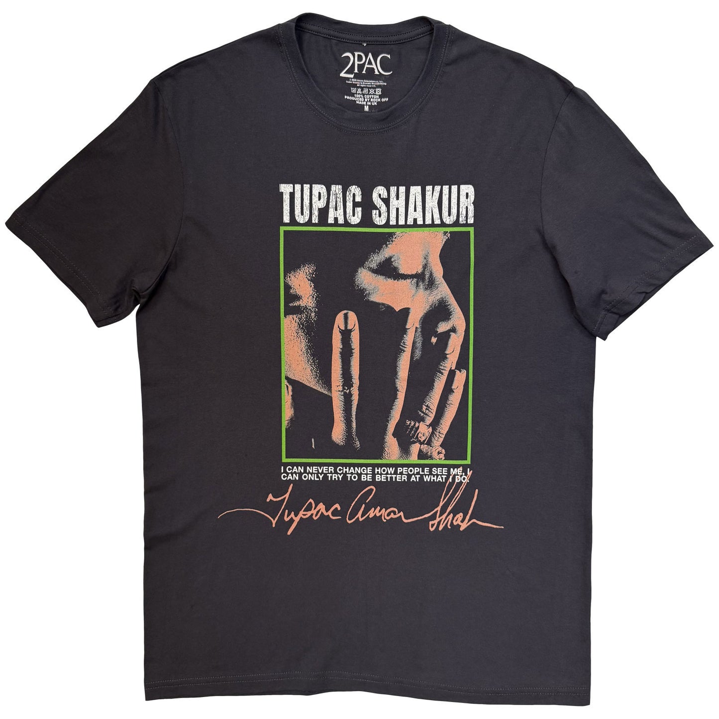 Tupac Photo T-shirt Front
