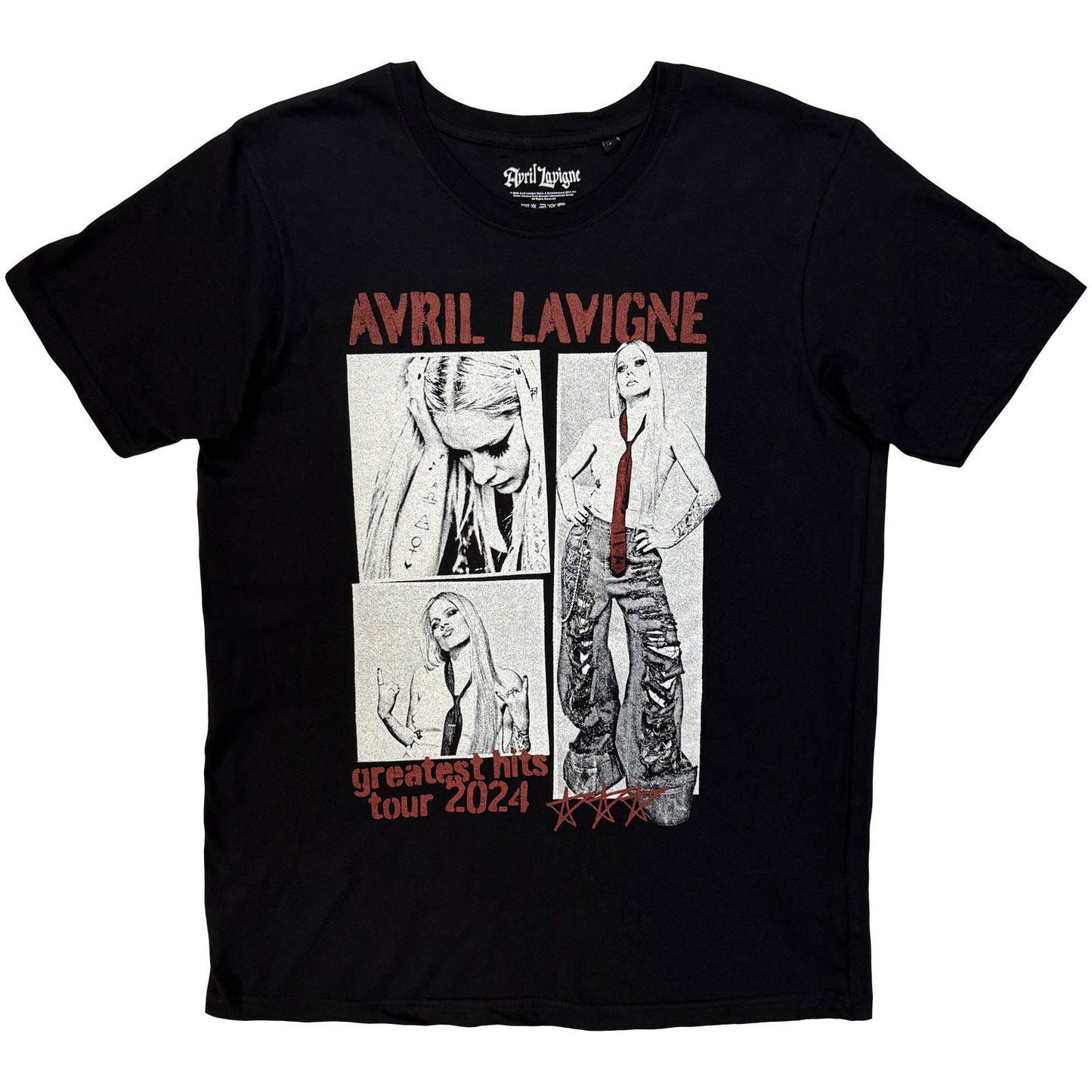 Avril Lavigne Greatest Hits T-shirt Front