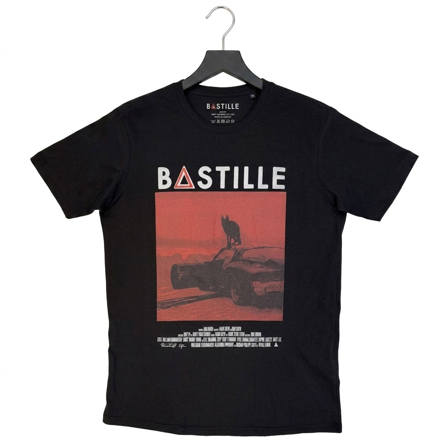 Bastille Bad Blood Wolf Carbon T-shirt Back