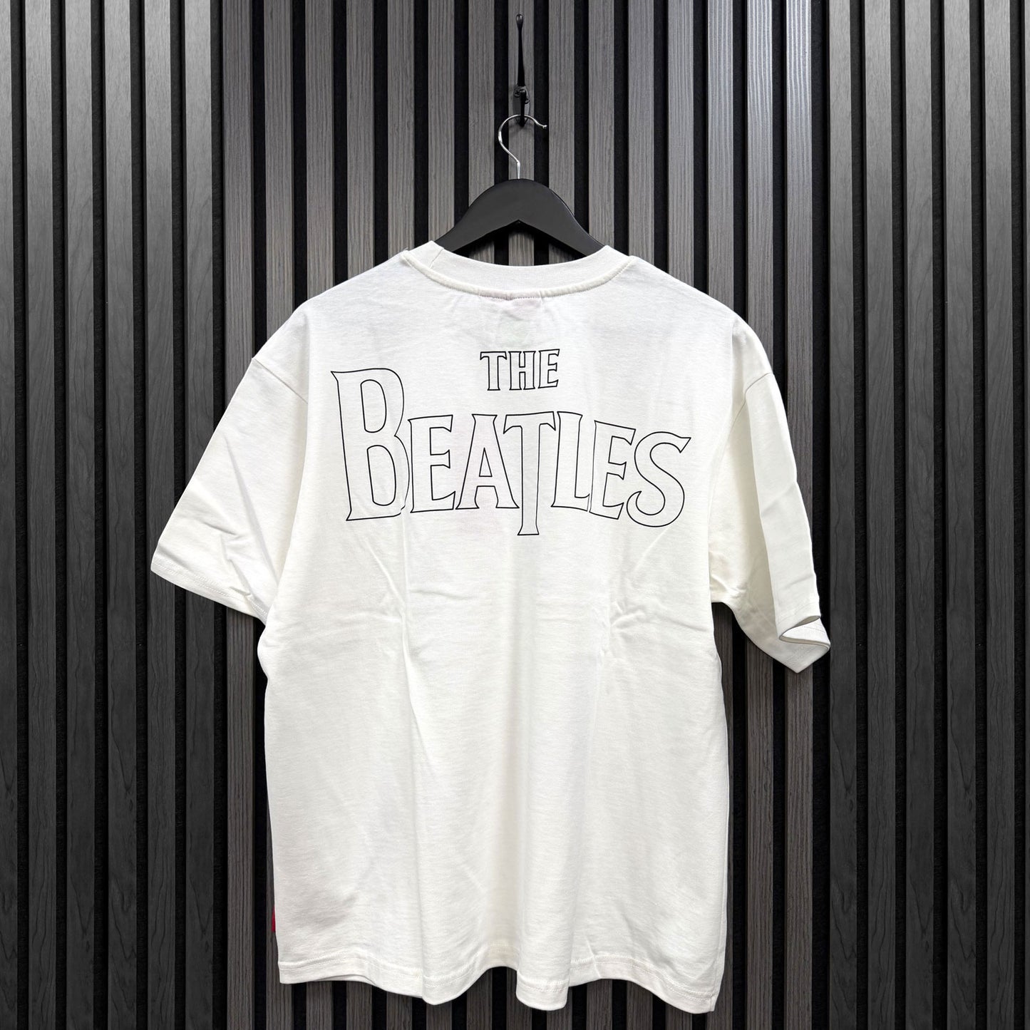 Beatles Four Portrait Wash Dip Dye & Wash T-shirt Back