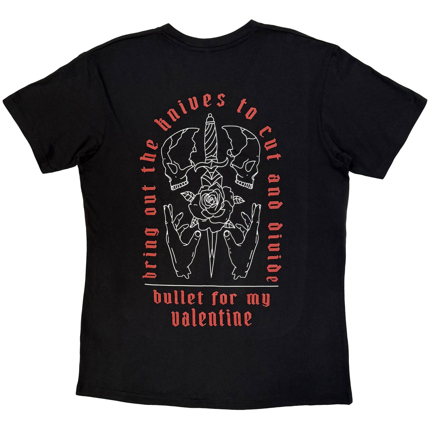 Bullet For My Valentine Bring Out The Knives Carbon T-shirt Back