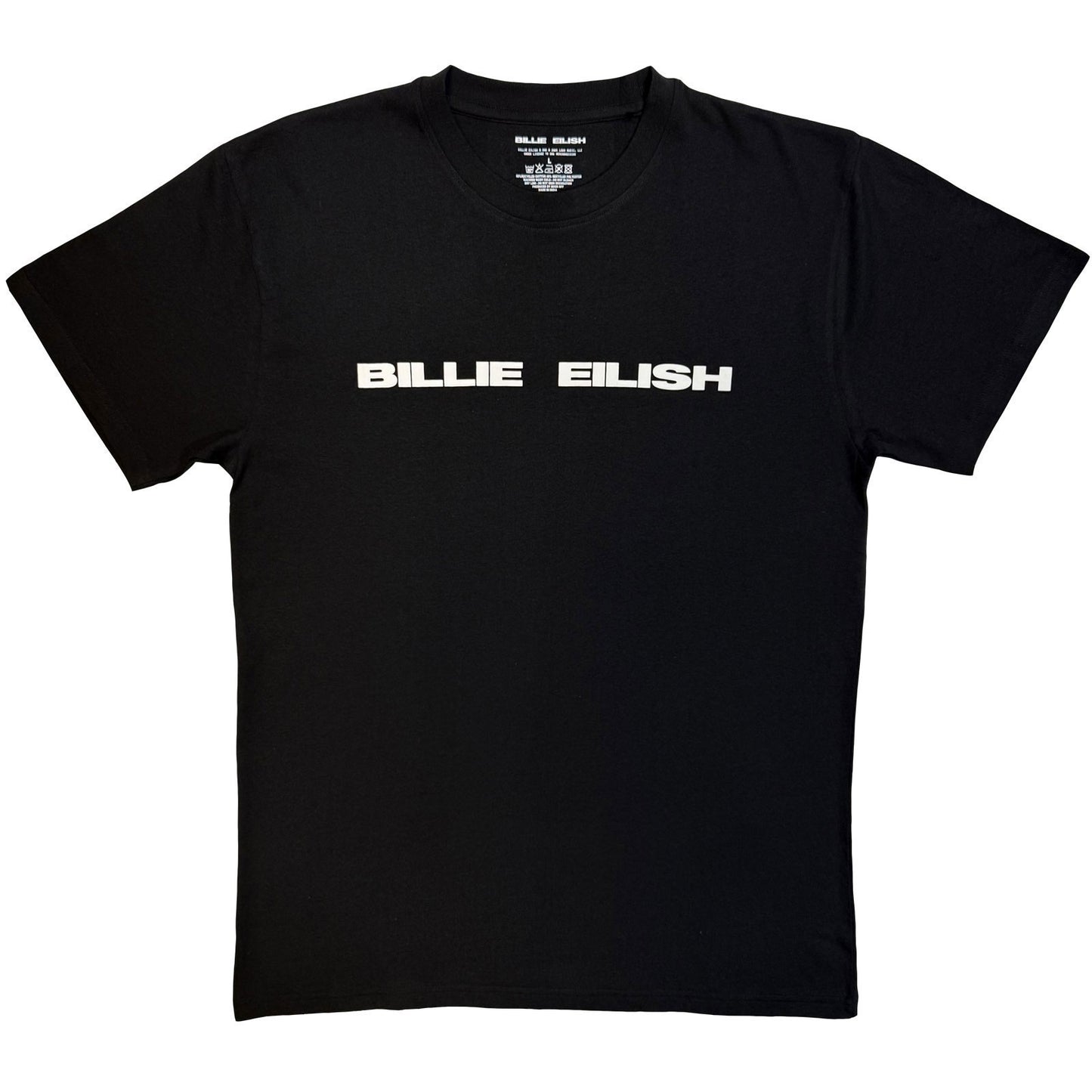 Billie Eilish Logo Mono T-shirt Front