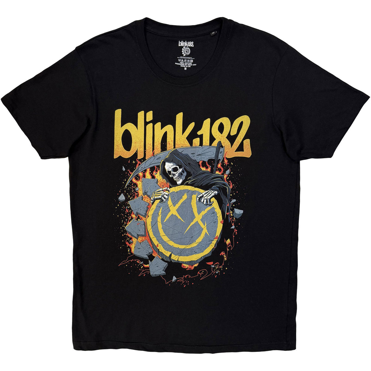 Blink 182 Reaper Smile T-shirt Front