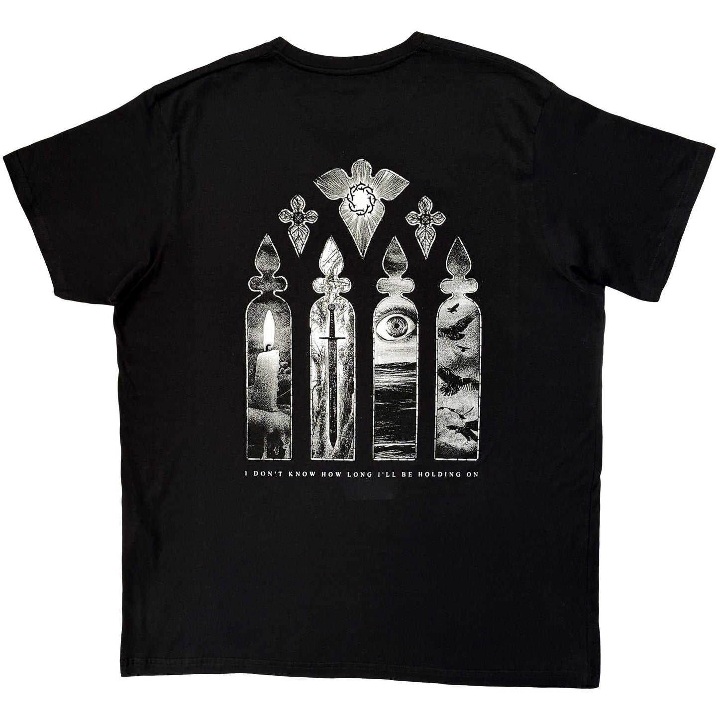 Bad Omens Stained Glass Carbon T-shirt Back