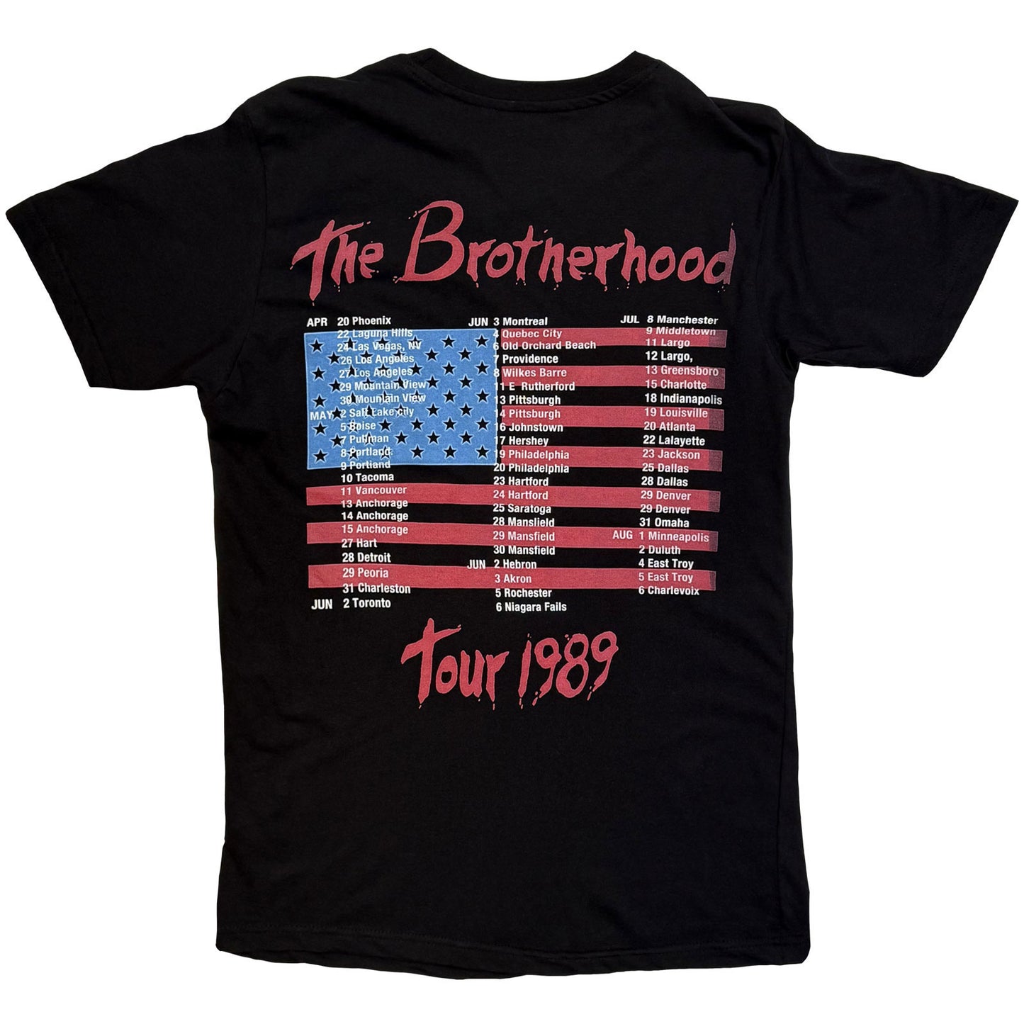 Bon Jovi The Brotherhood T-shirt Back