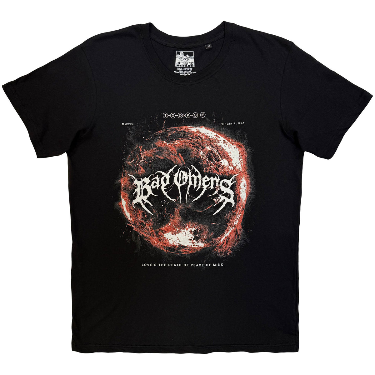 Bad Omens Dark Planet T-shirt Front