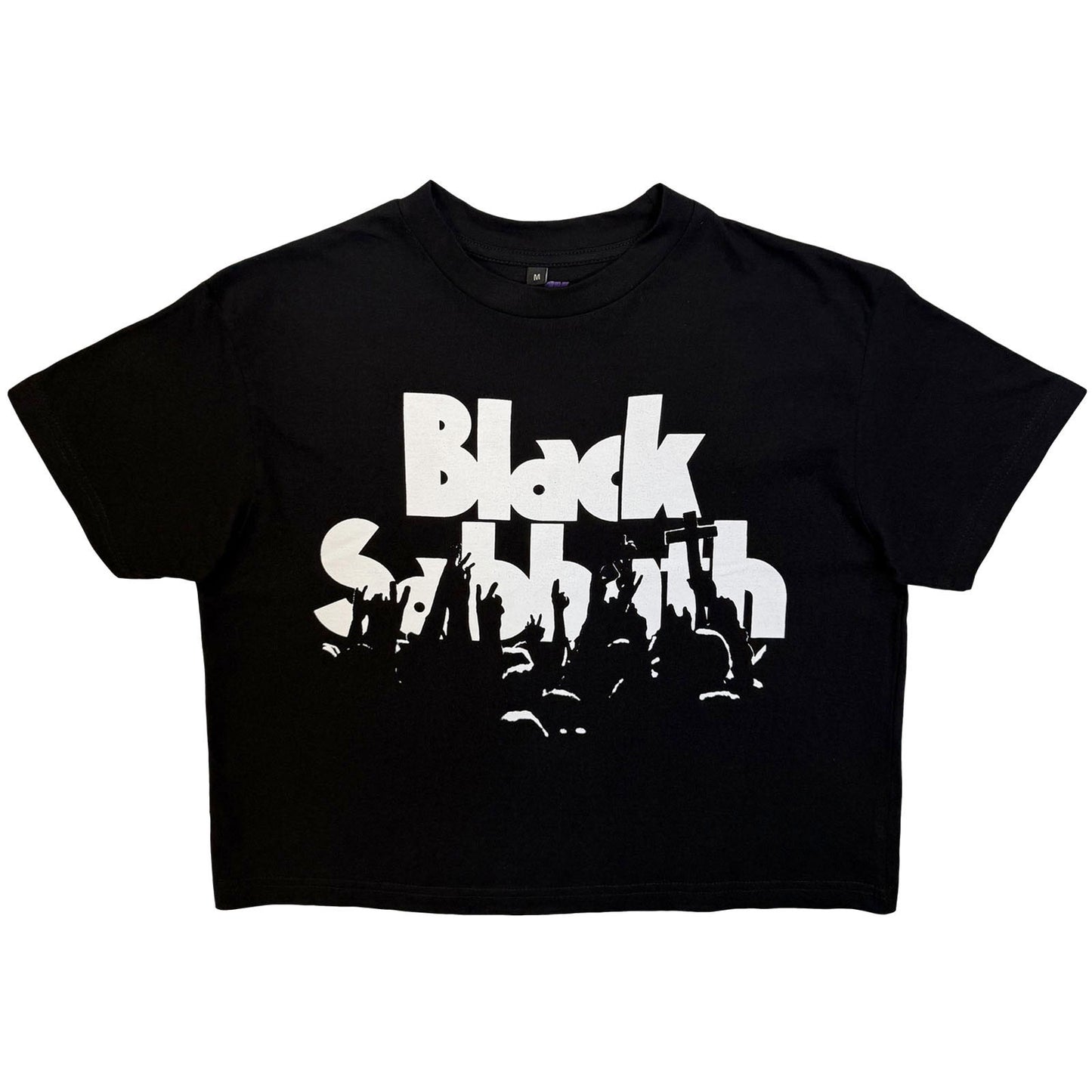 Black Sabbath California Audience Crop Top Girls Jr Front