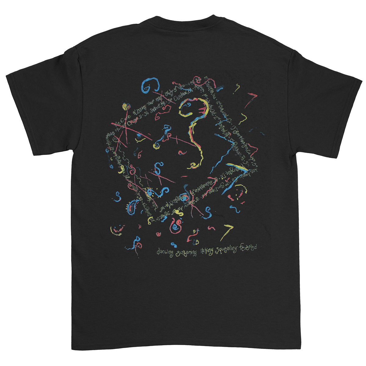 Cure Kiss Me Vintage Carbon T-shirt Back