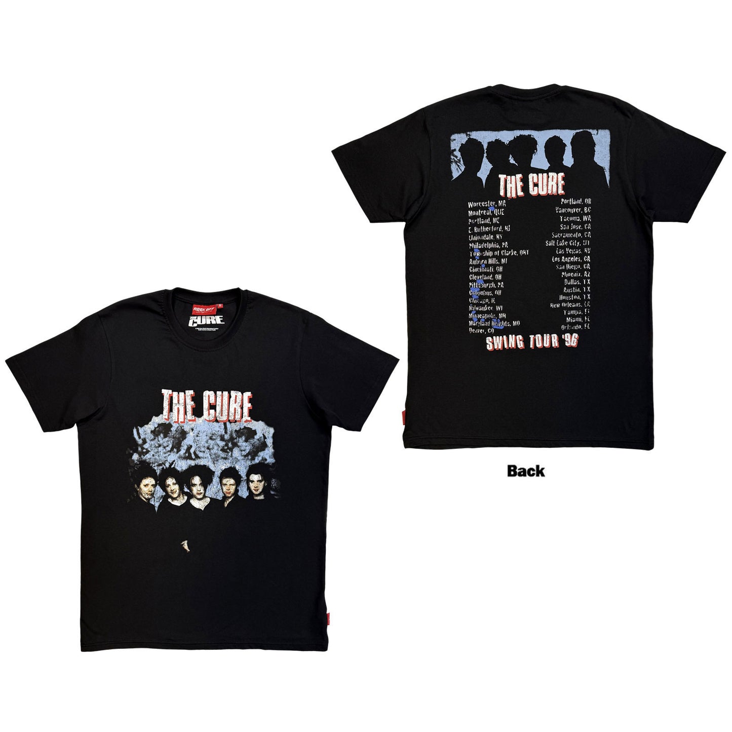 Cure Swing Tour '96 T-shirt Alt 2