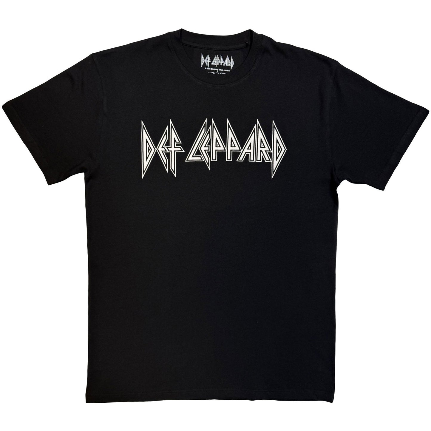 Def Leppard Logo Mono T-shirt Front