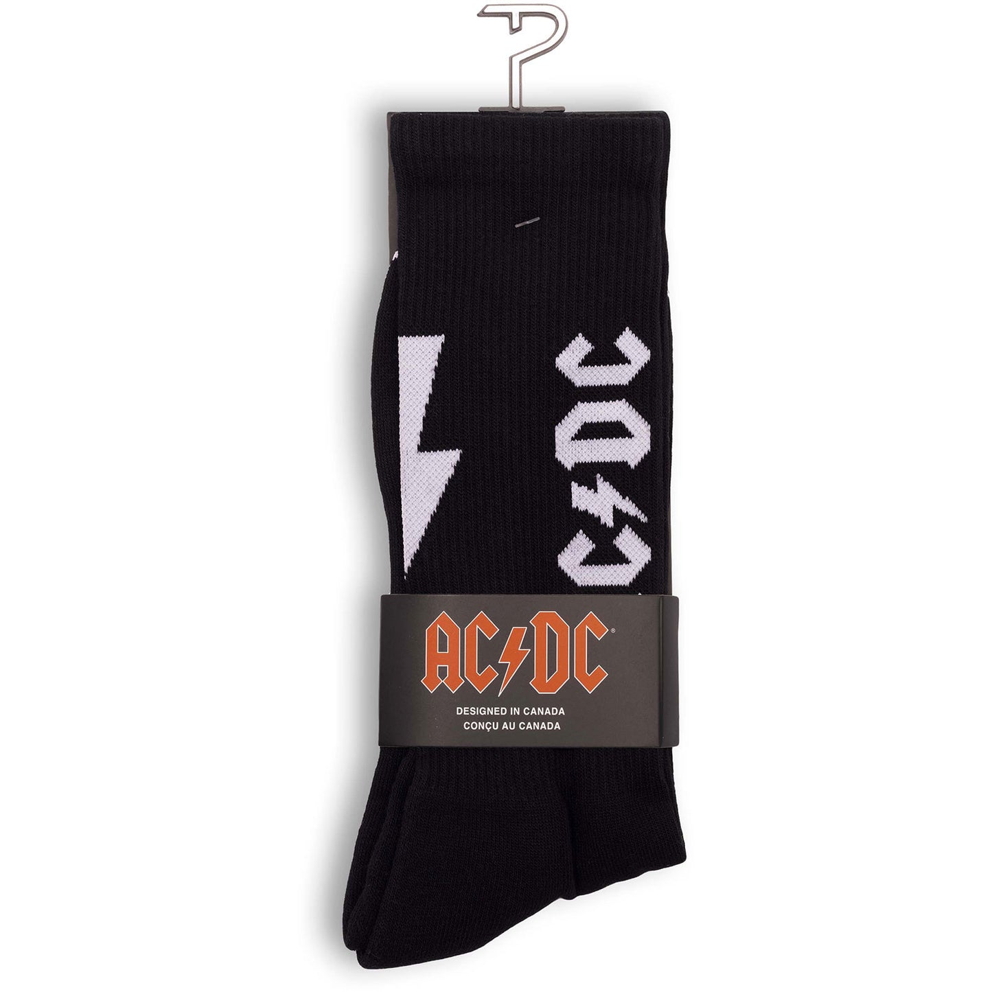 AC/DC Bolt (US Men's Shoe Size 8-12) Socks Back