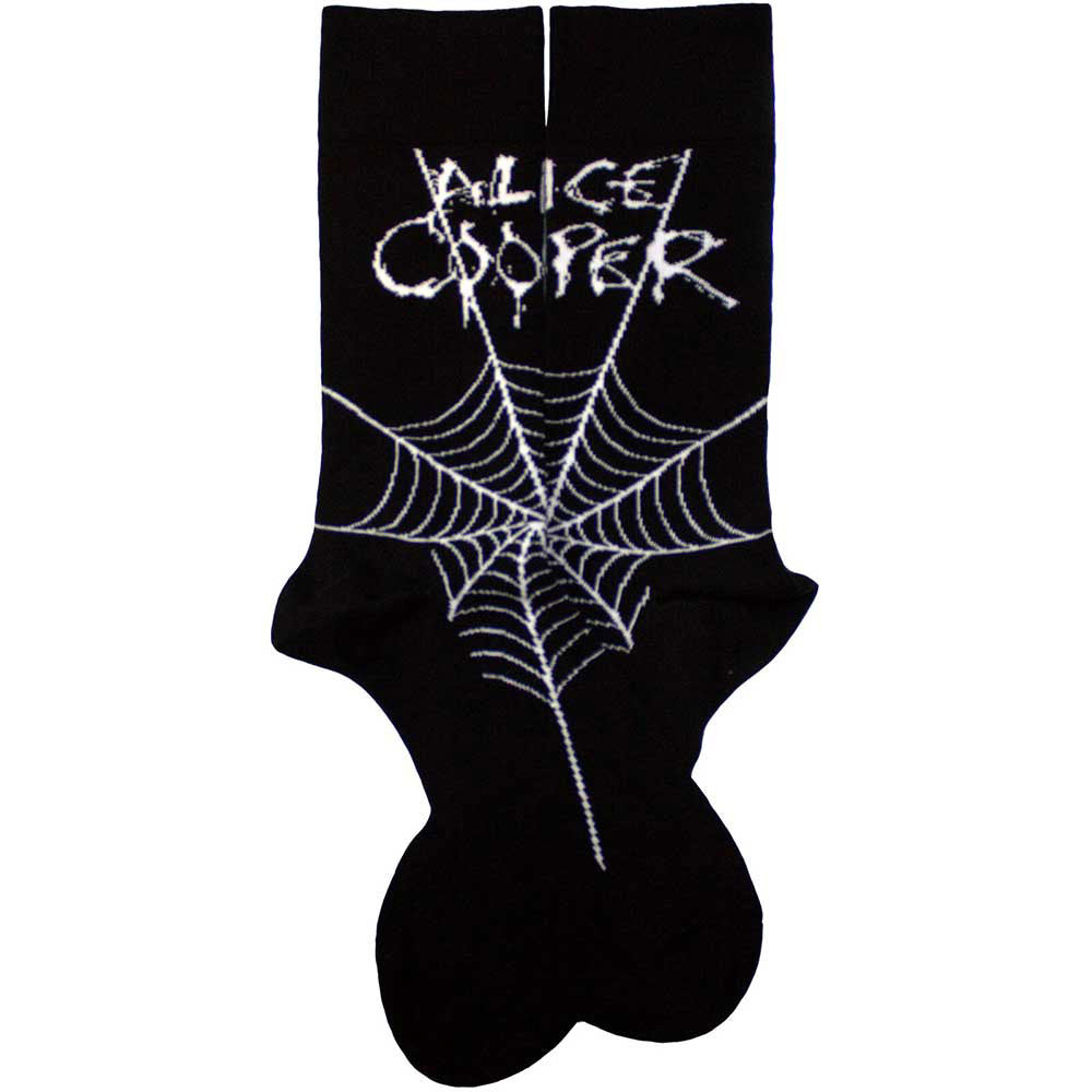 Alice Cooper Web (US Men's Shoe Size 8-12) Socks Back