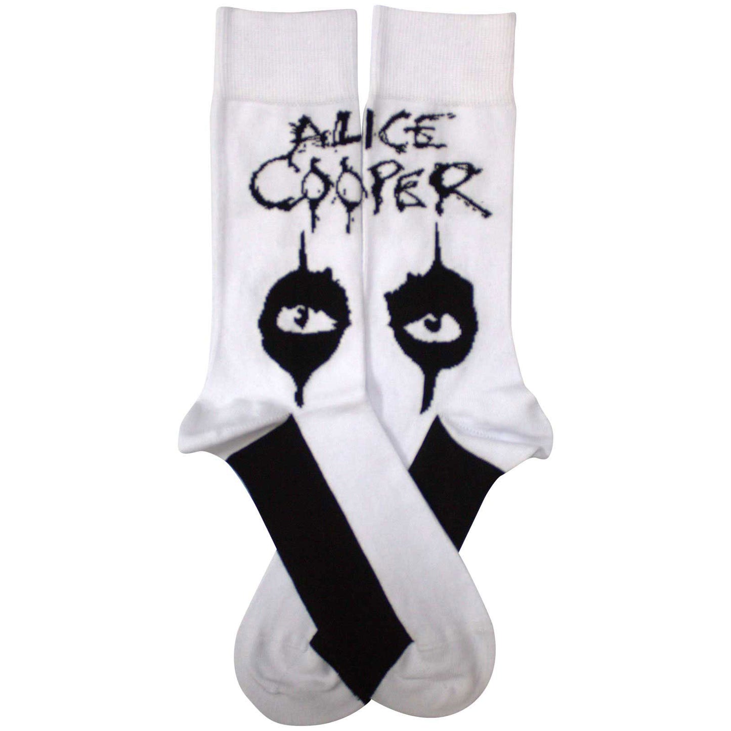 Alice Cooper Eyes (US Men's Shoe Size 8-12) Socks Back