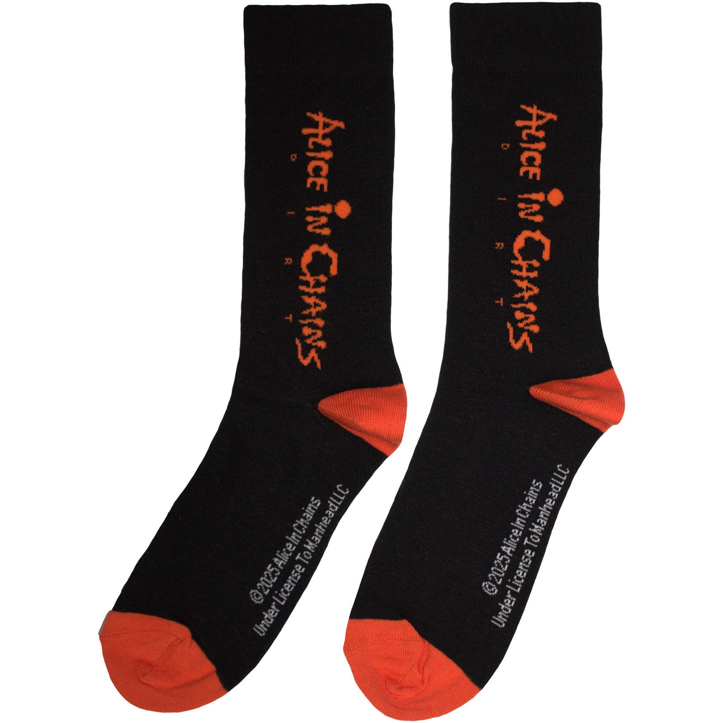 Alice In Chains Logo (US Men's Shoe Size 8-12) Socks Back