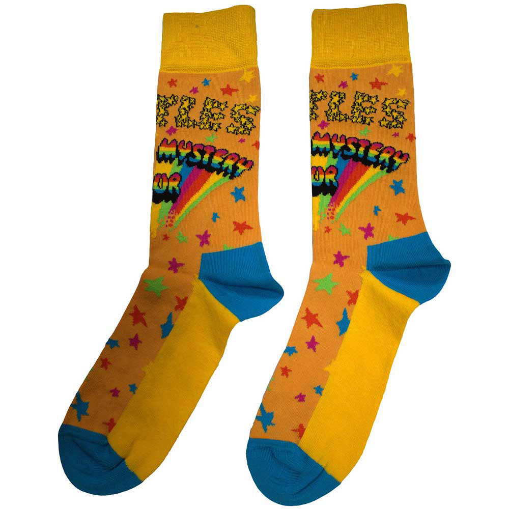 Beatles Magical Mystery Tour (US Women's Shoe Size 6-9) Socks Back
