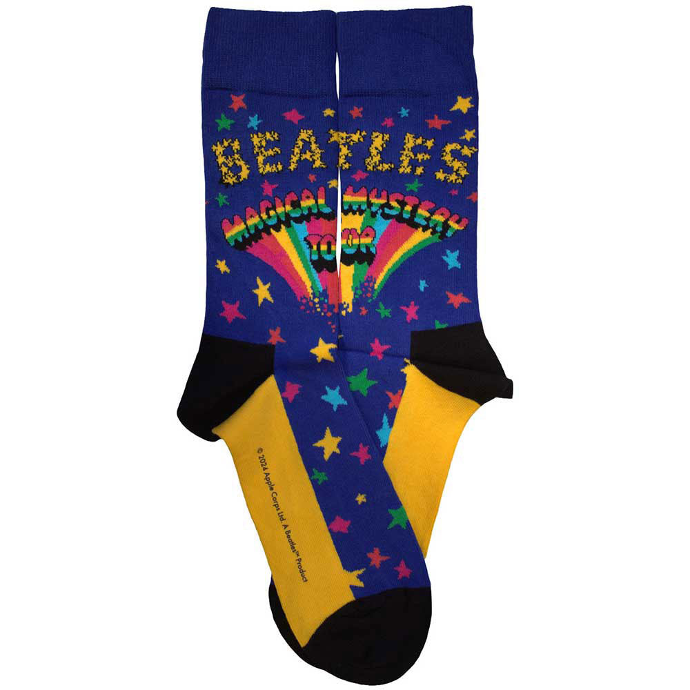 Beatles Magical Mystery Tour (US Women's Shoe Size 6-9) Socks Back