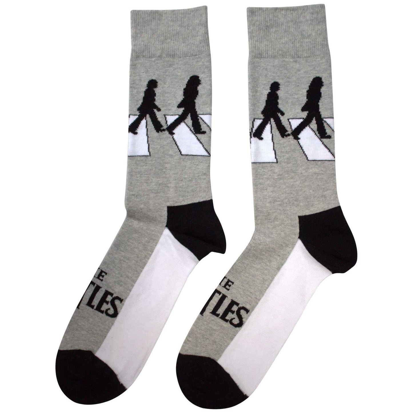 Beatles Abbey Road Silhouettes Socks Back