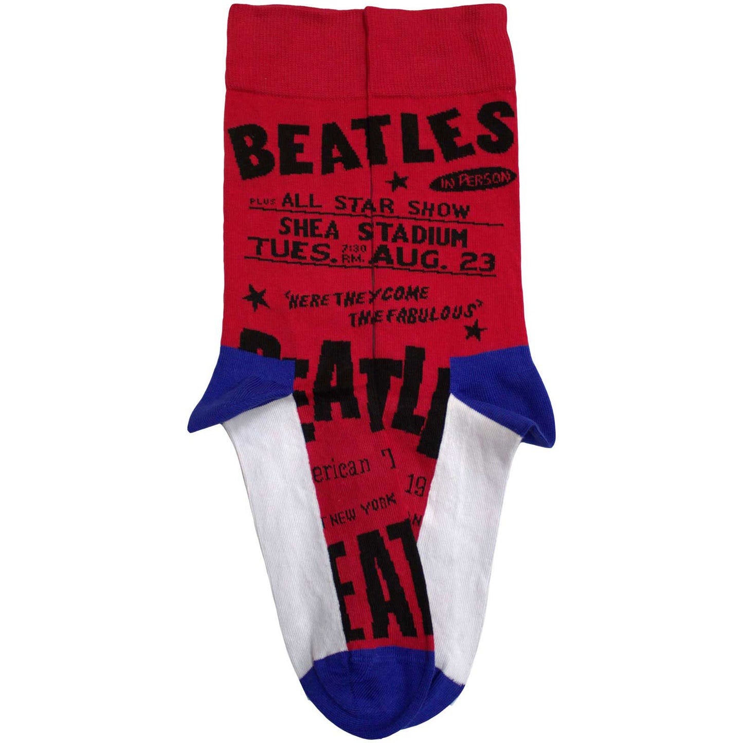 Beatles Usa (US Men's Shoe Size 8-12) Socks Alt 2