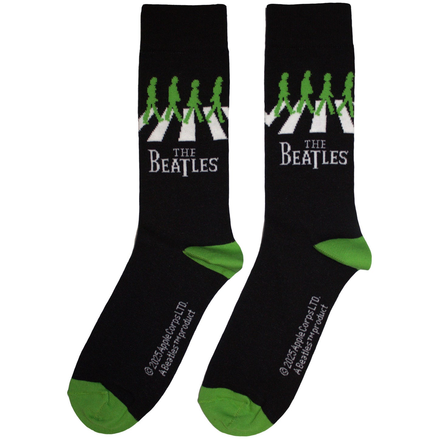 Beatles Abbey Road Crossing (US Men's Shoe Size 8-12) Socks Back