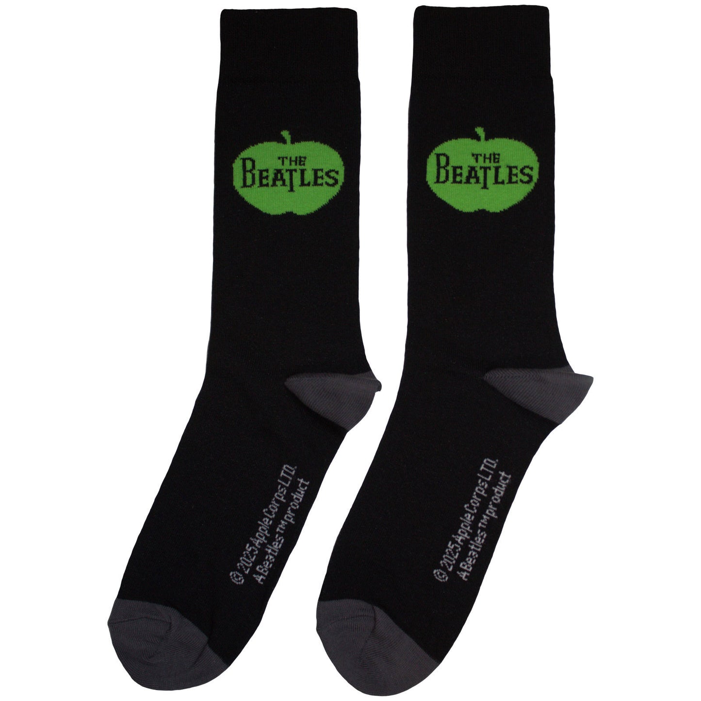 Beatles Apple (US Men's Shoe Size 8-12) Socks Back