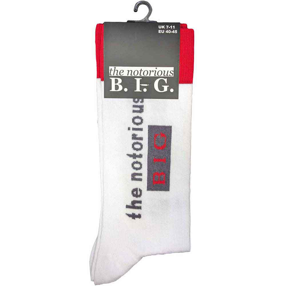 Notorious B.I.G. Ready To Die (US Men's Shoe Size 8-12) Socks Back