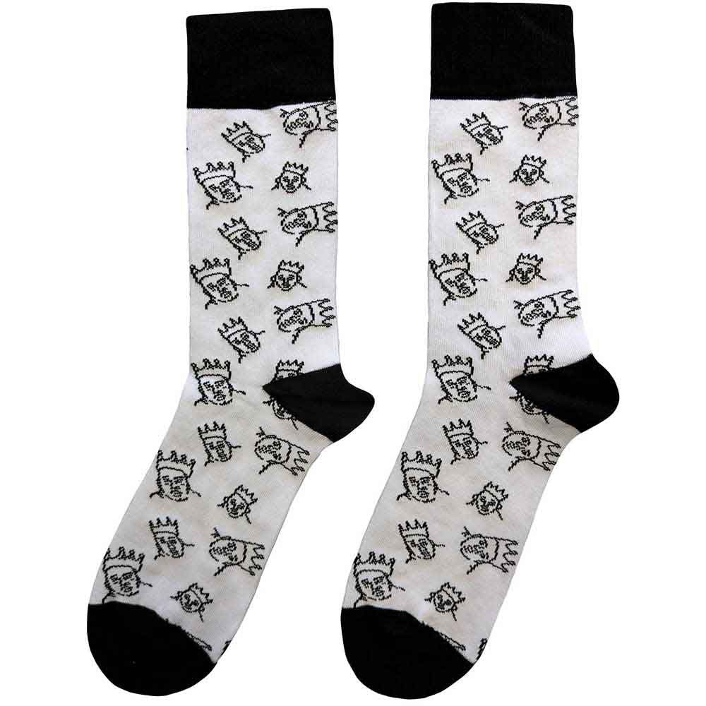 Notorious B.I.G. Hand-drawn (US Men's Shoe Size 8-12) Socks Back