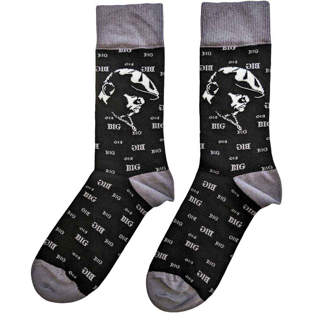 Notorious B.I.G. Side Portrait (US Men's Shoe Size 8-12) Socks Back