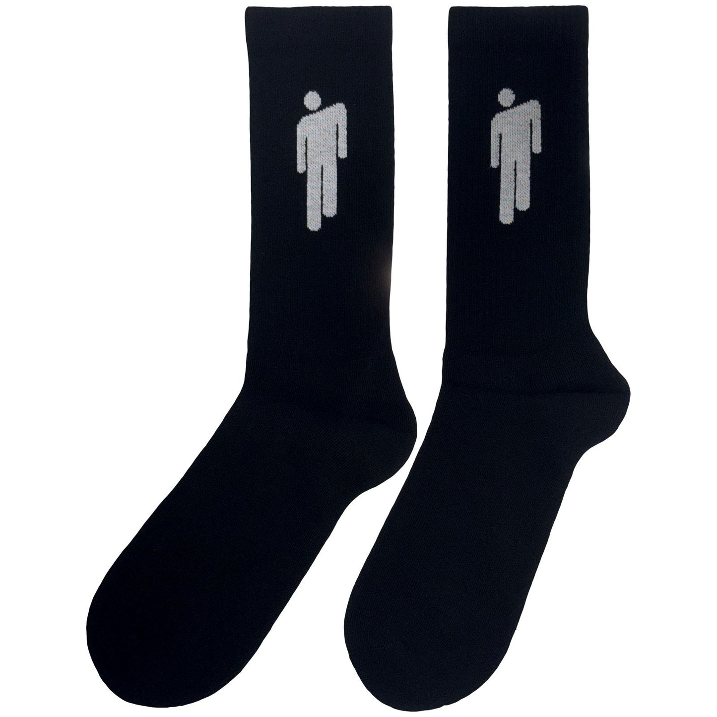 Billie Eilish White Blohsh (US Men's Shoe Size 8-12) Socks Back