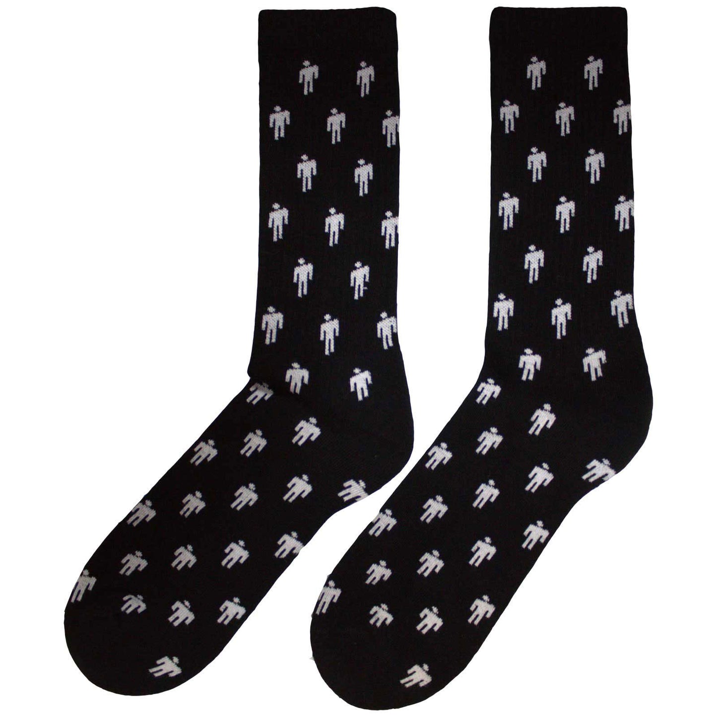 Billie Eilish Blohsh Pattern (US Men's Shoe Size 8-12) Socks Back