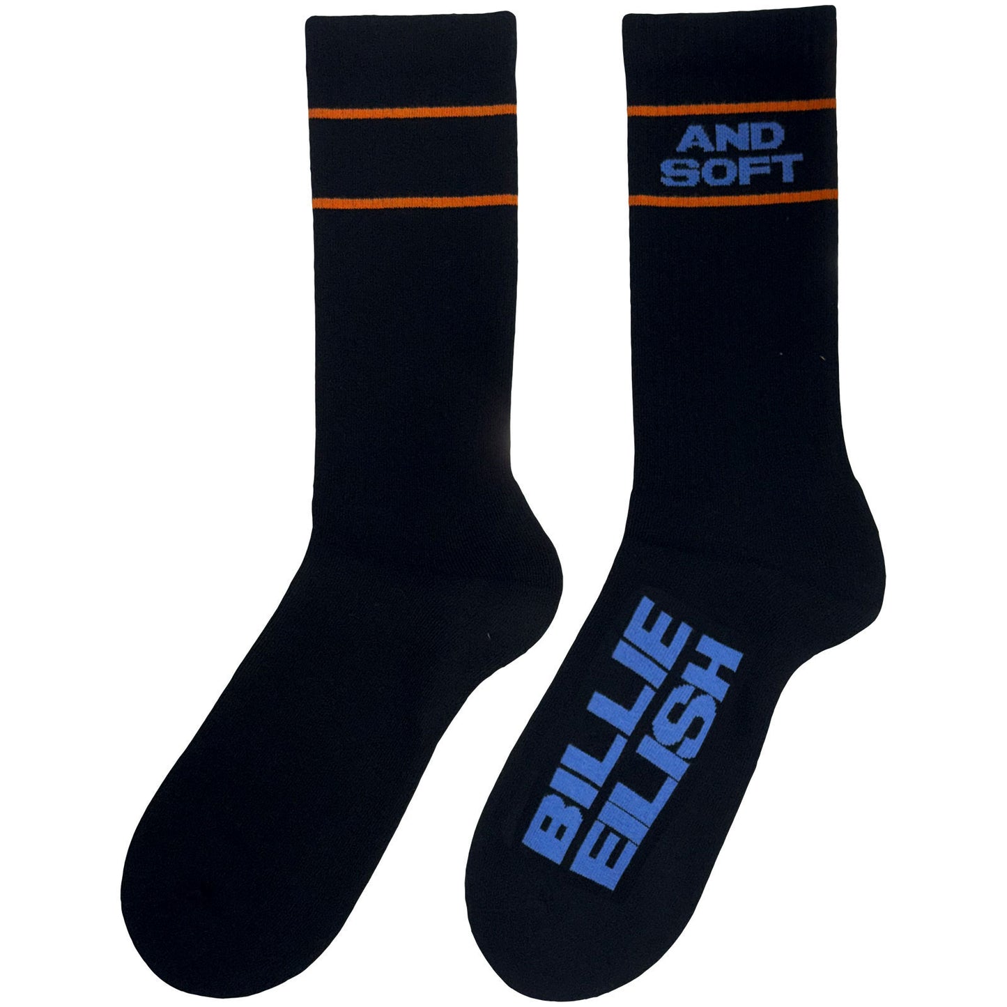 Billie Eilish Hit Me Hard & Soft (US Men's Shoe Size 8-12) Socks Back