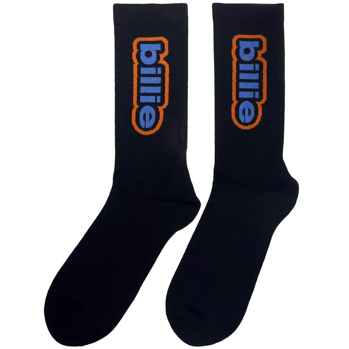 Billie Eilish Outline Logo (US Women's Shoe Size 6-9) Socks Back