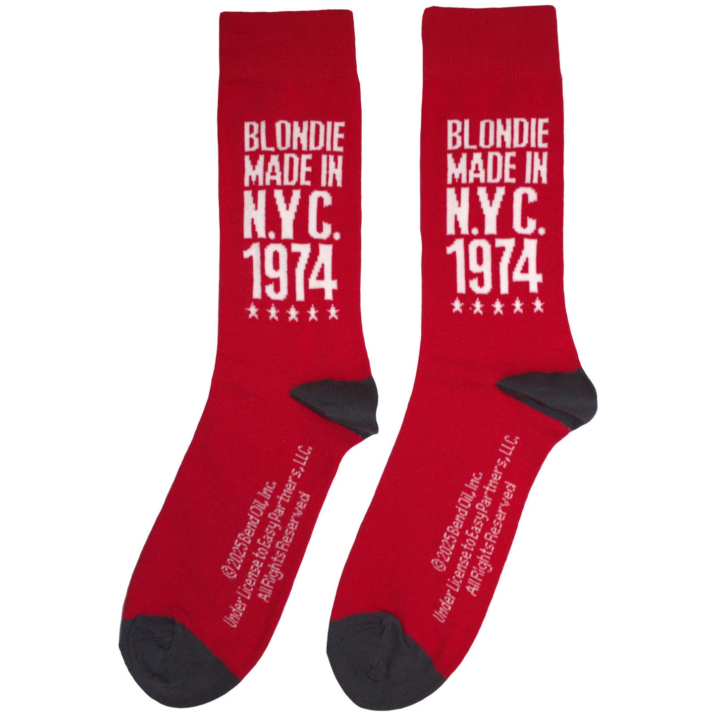 Blondie Made In Nyc '74 Socks Back