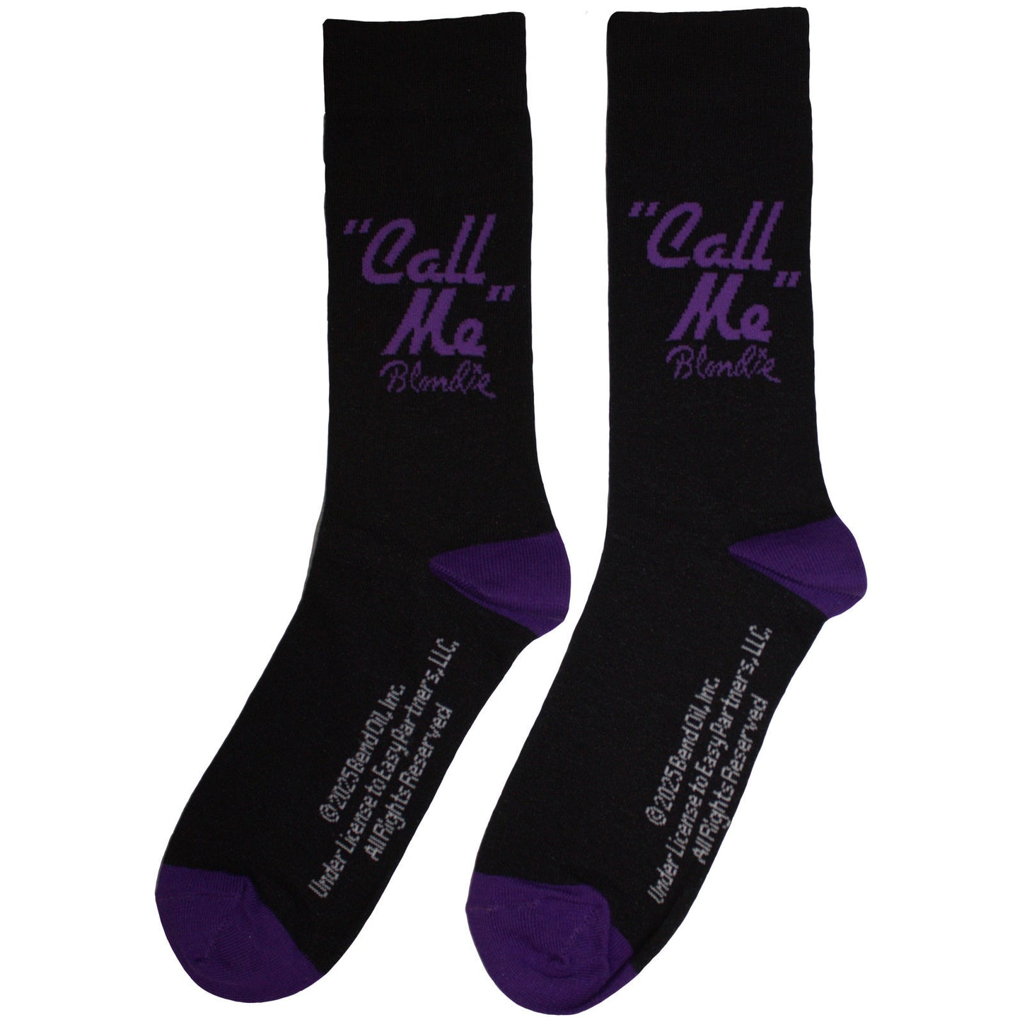 Blondie Call Me (US Men's Shoe Size 8-12) Socks Back