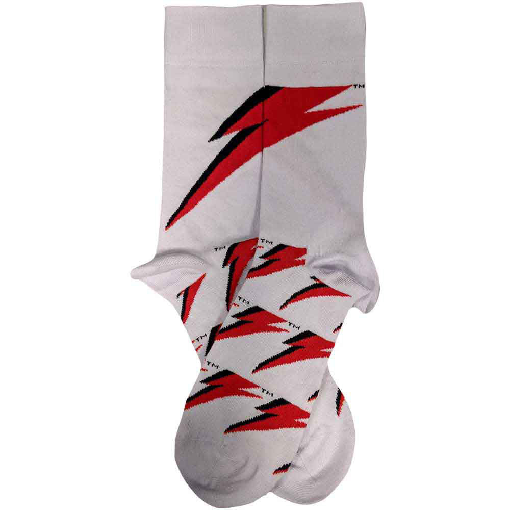 David Bowie Flash (US Women's Shoe Size 6-9) Socks Back