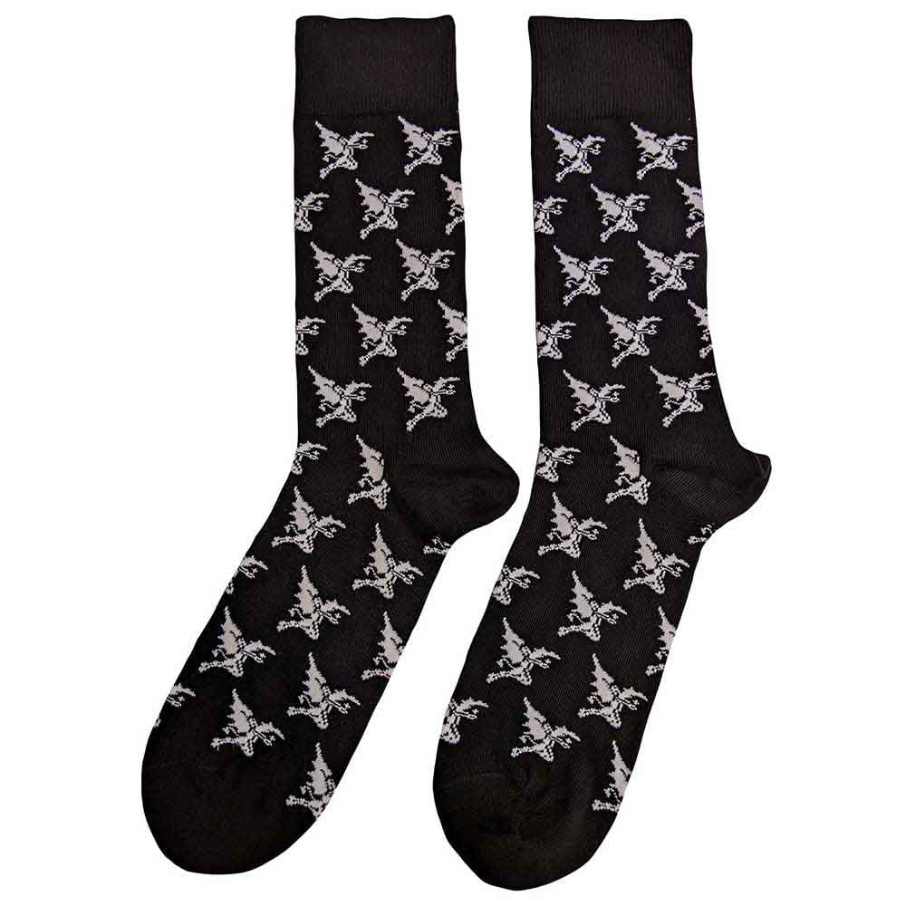 Black Sabbath Demon Pattern (US Men's Shoe Size 8-12) Socks Alt 2