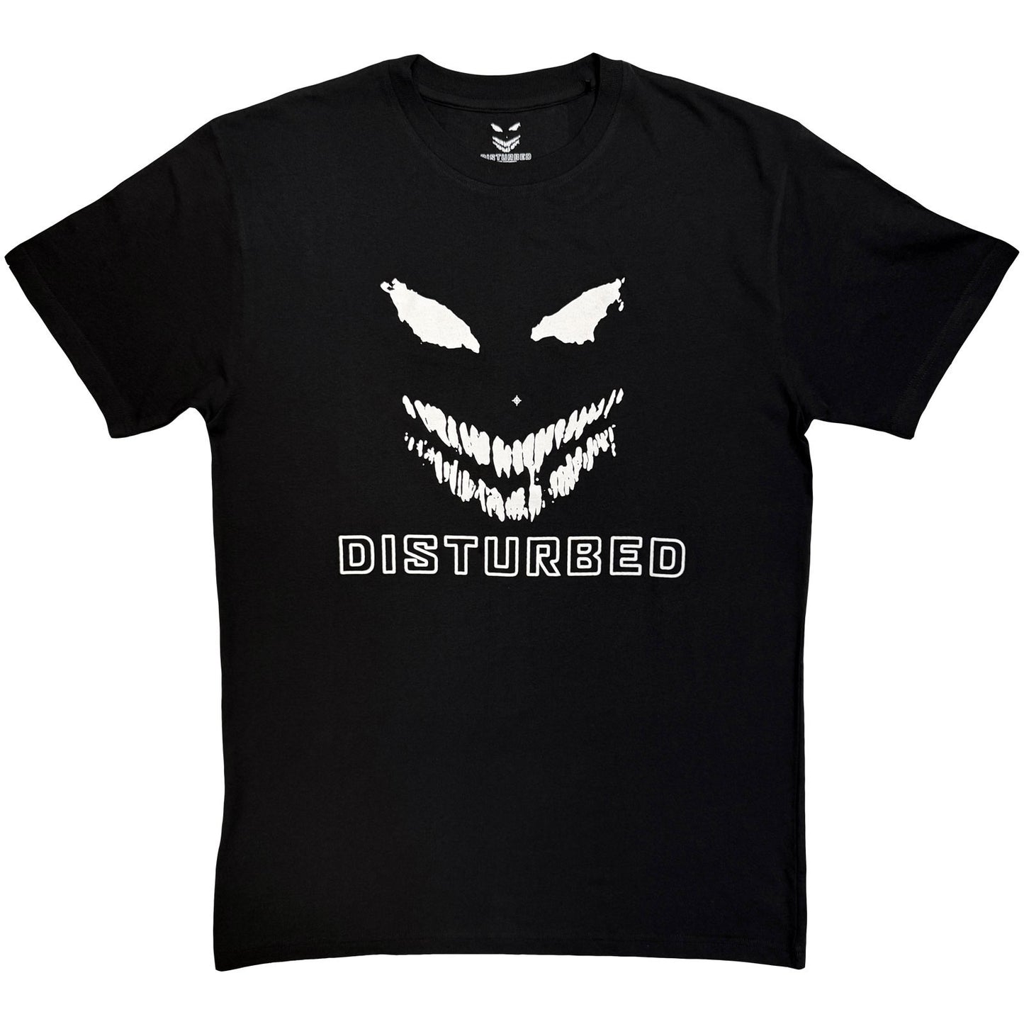 Disturbed Logo Mono T-shirt Front