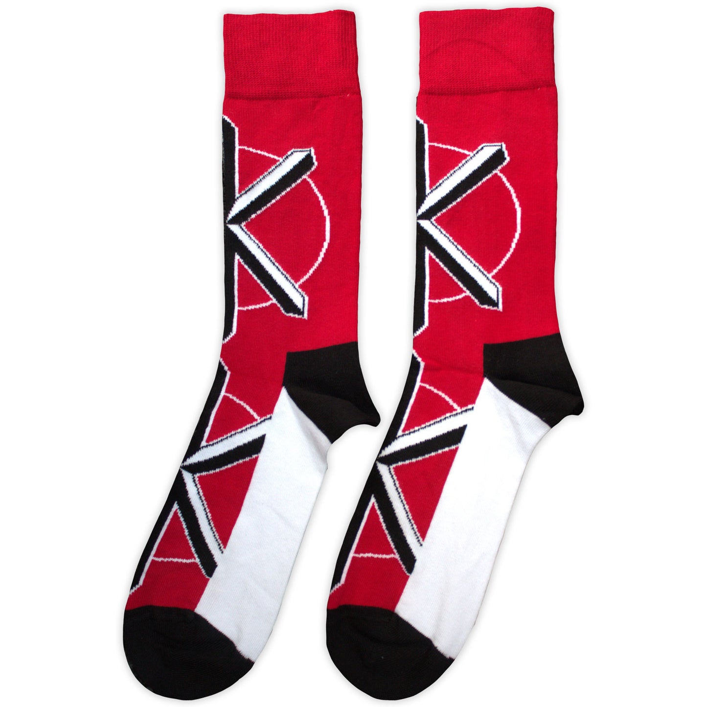 Dead Kennedys Logo (US Men's Shoe Size 8-12) Socks Back