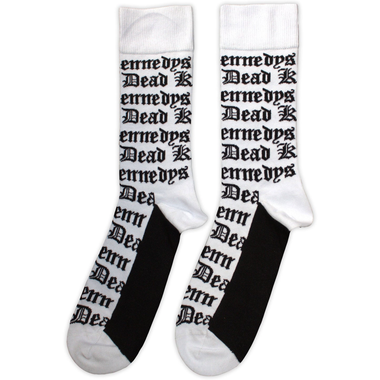 Dead Kennedys Gothic Logo Pattern (US Men's Shoe Size 8-12) Socks Back