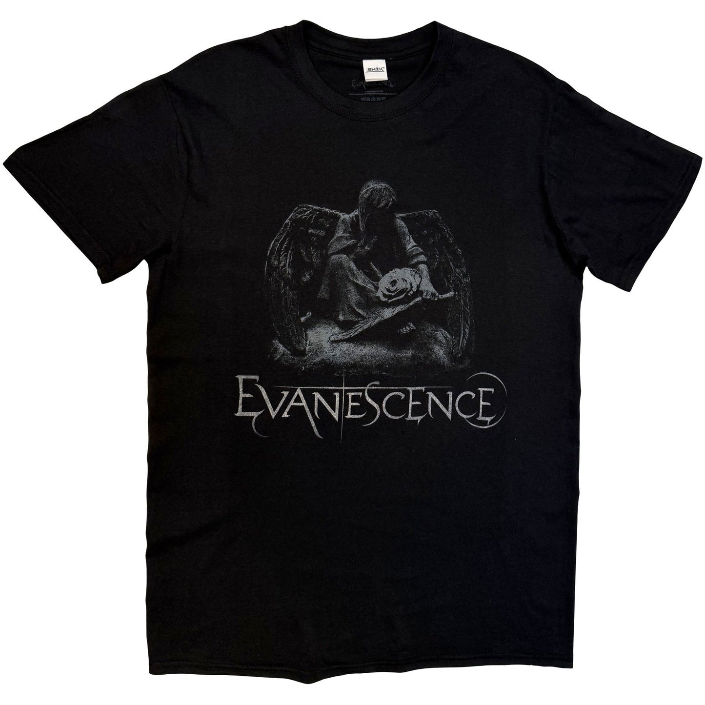 Evanescence Angel Statue T-shirt Front