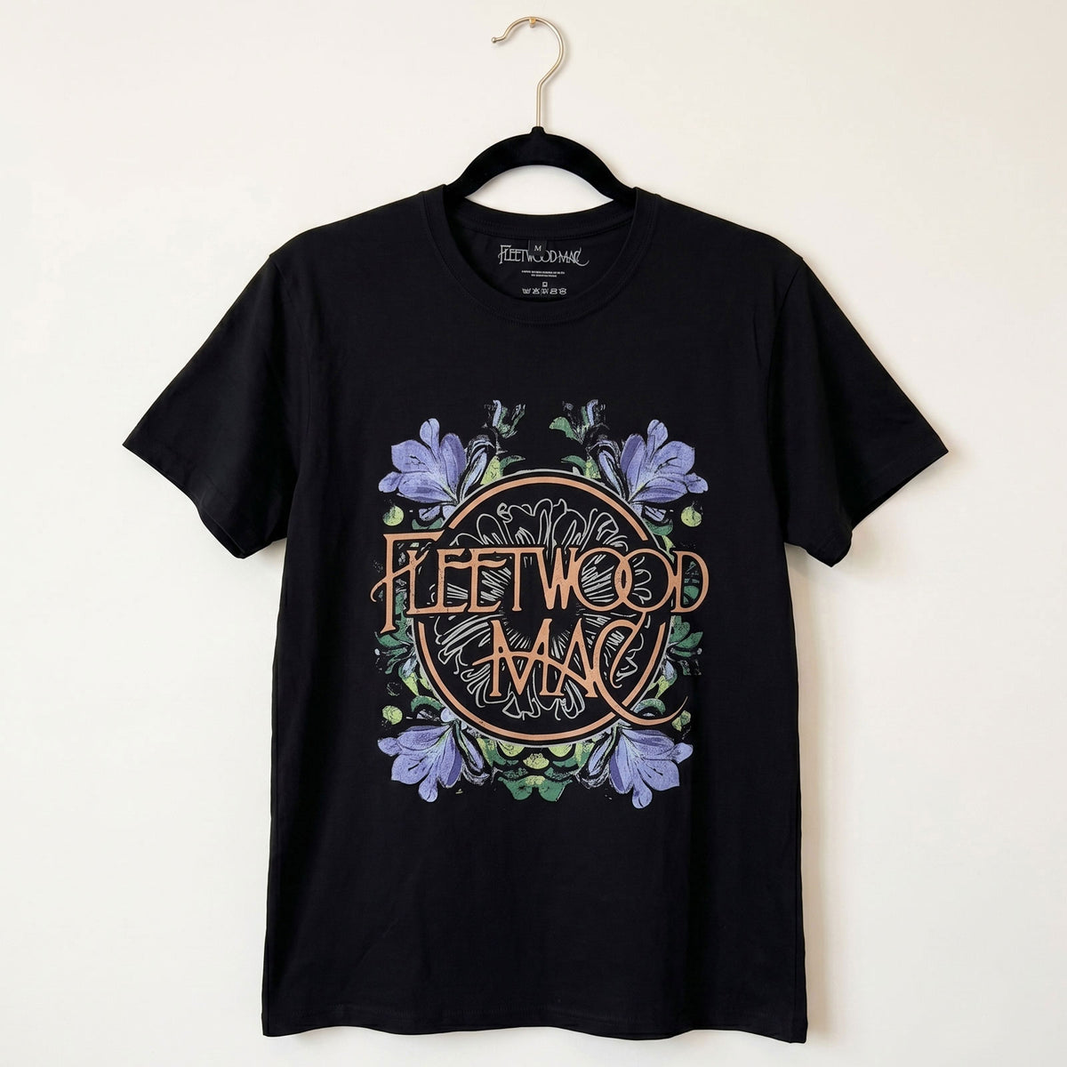 Fleetwood Mac Circle Floral T-shirt Back