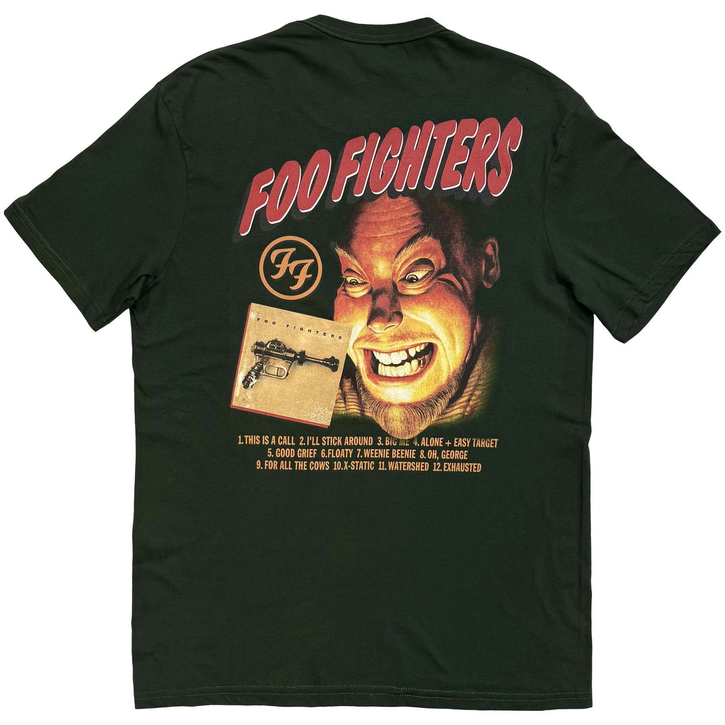 Foo Fighters Exhausted T-shirt Back