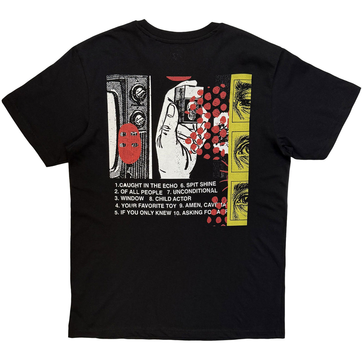 Foo Fighters Your Favourite Toy Album Tracklist T-shirt Back