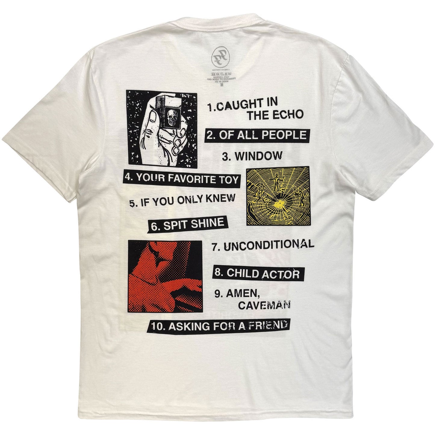 Foo Fighters Your Favourite Toy Tracklist T-shirt Back