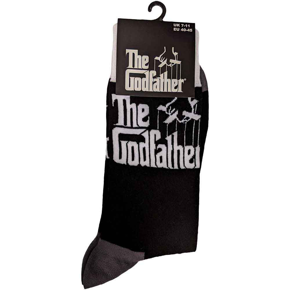 Godfather Logo White Socks Alt 2
