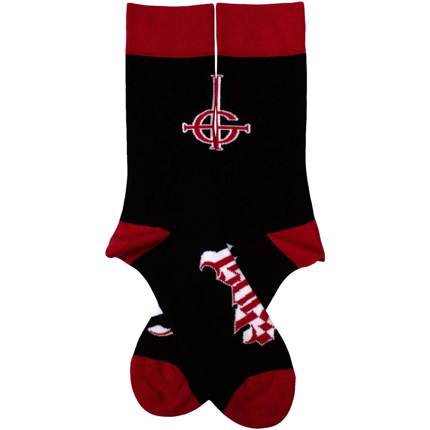 Ghost Symbol (US Men's Shoe Size 8-12) Socks Back