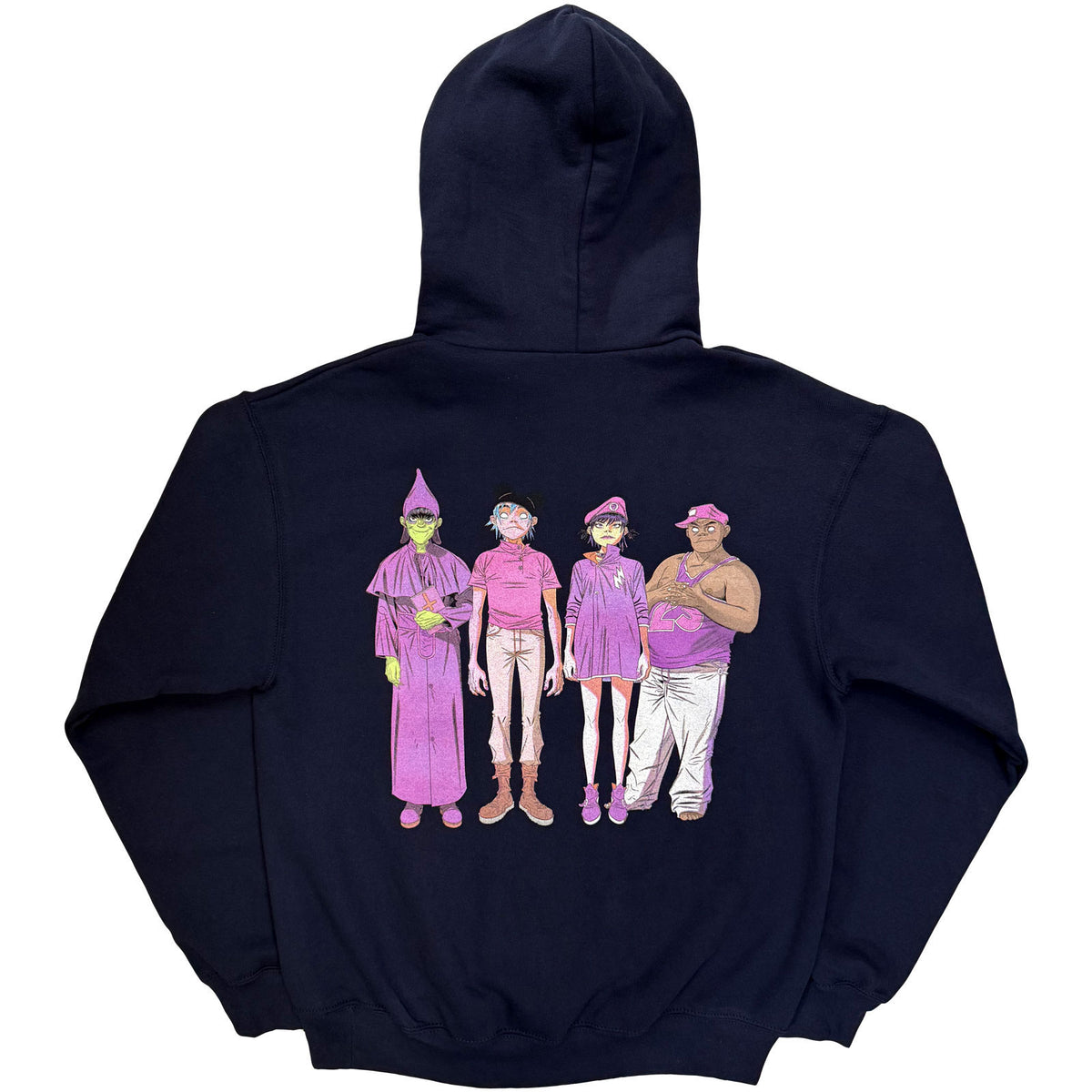 Gorillaz Cracker Island Hooded Sweatshirt Back