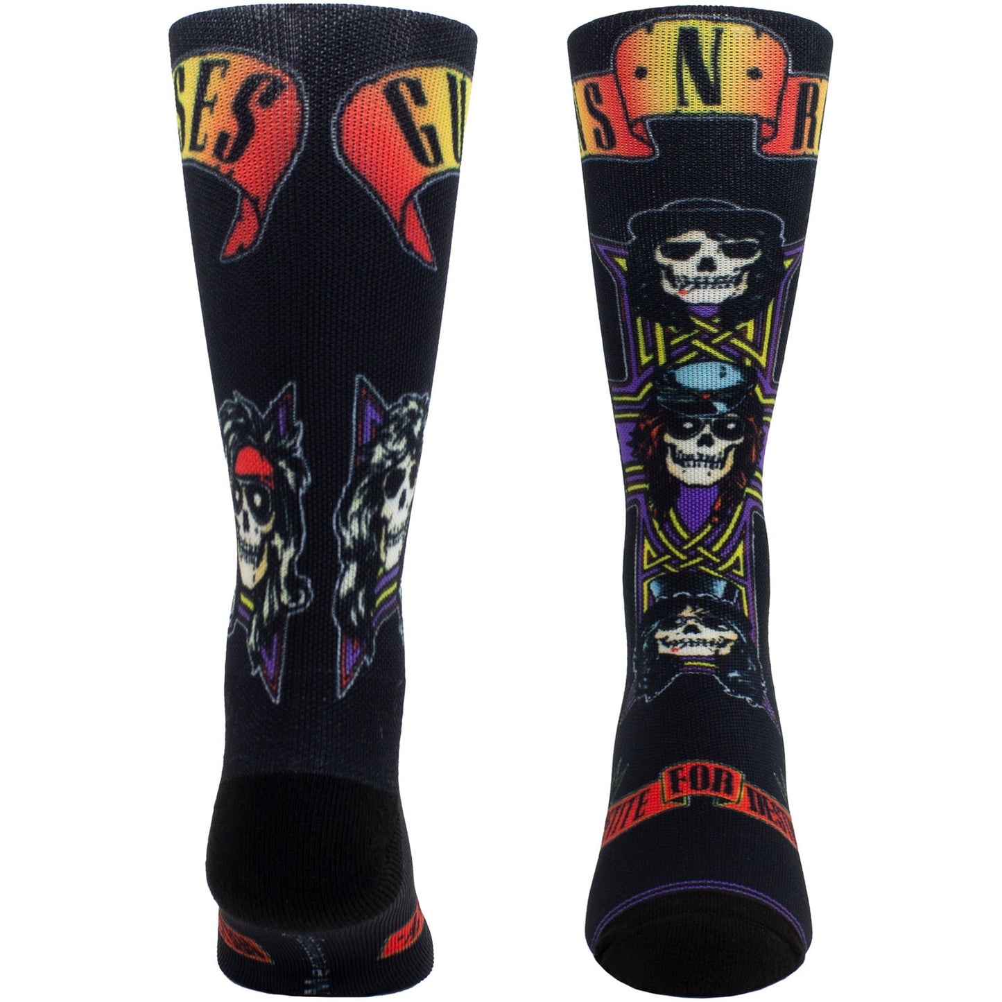 Guns N Roses Appetite For Destruction Sublimation (US Men's Shoe Size 8-12) Socks Front