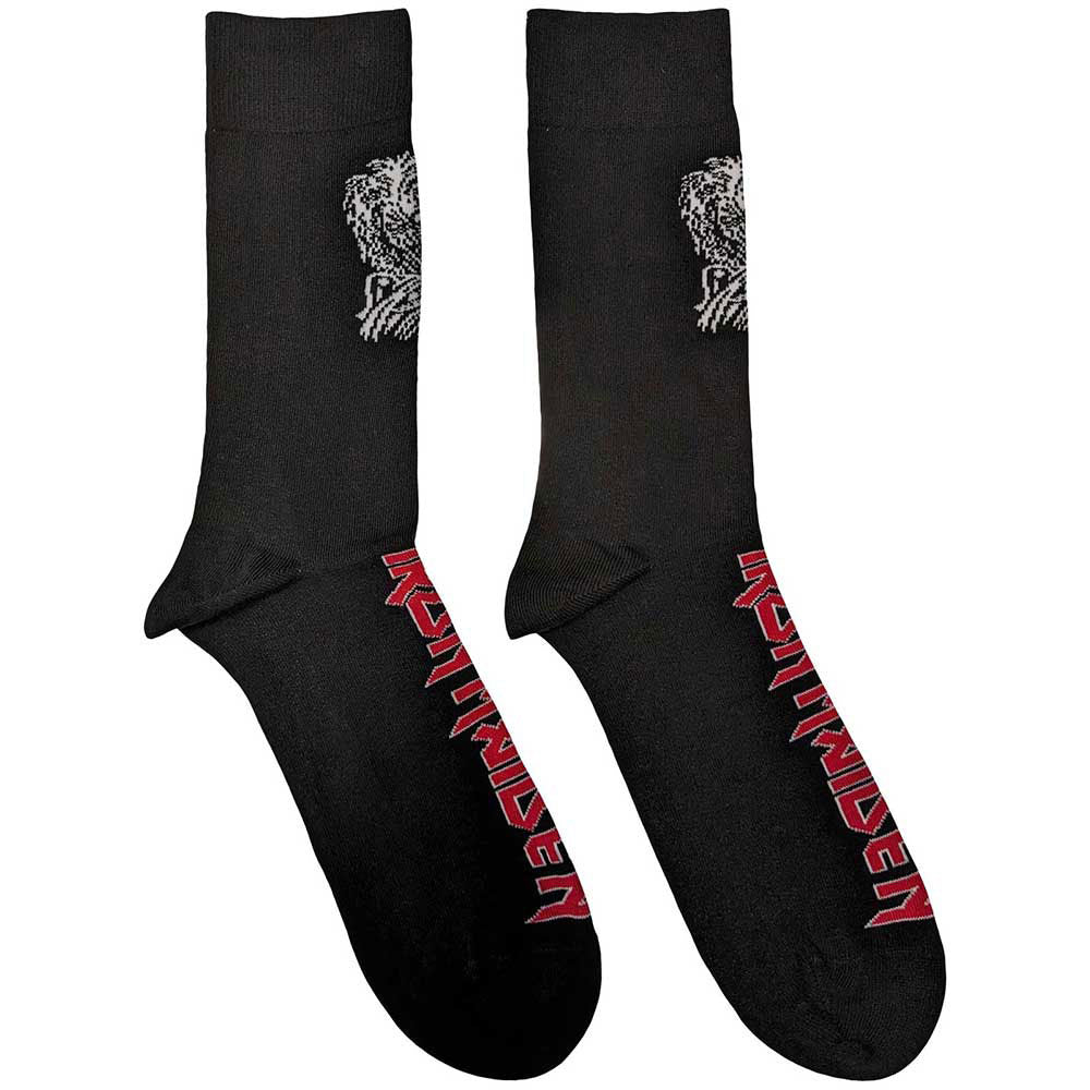 Iron Maiden Killers Eddie (US Men's Shoe Size 8-12) Socks Front
