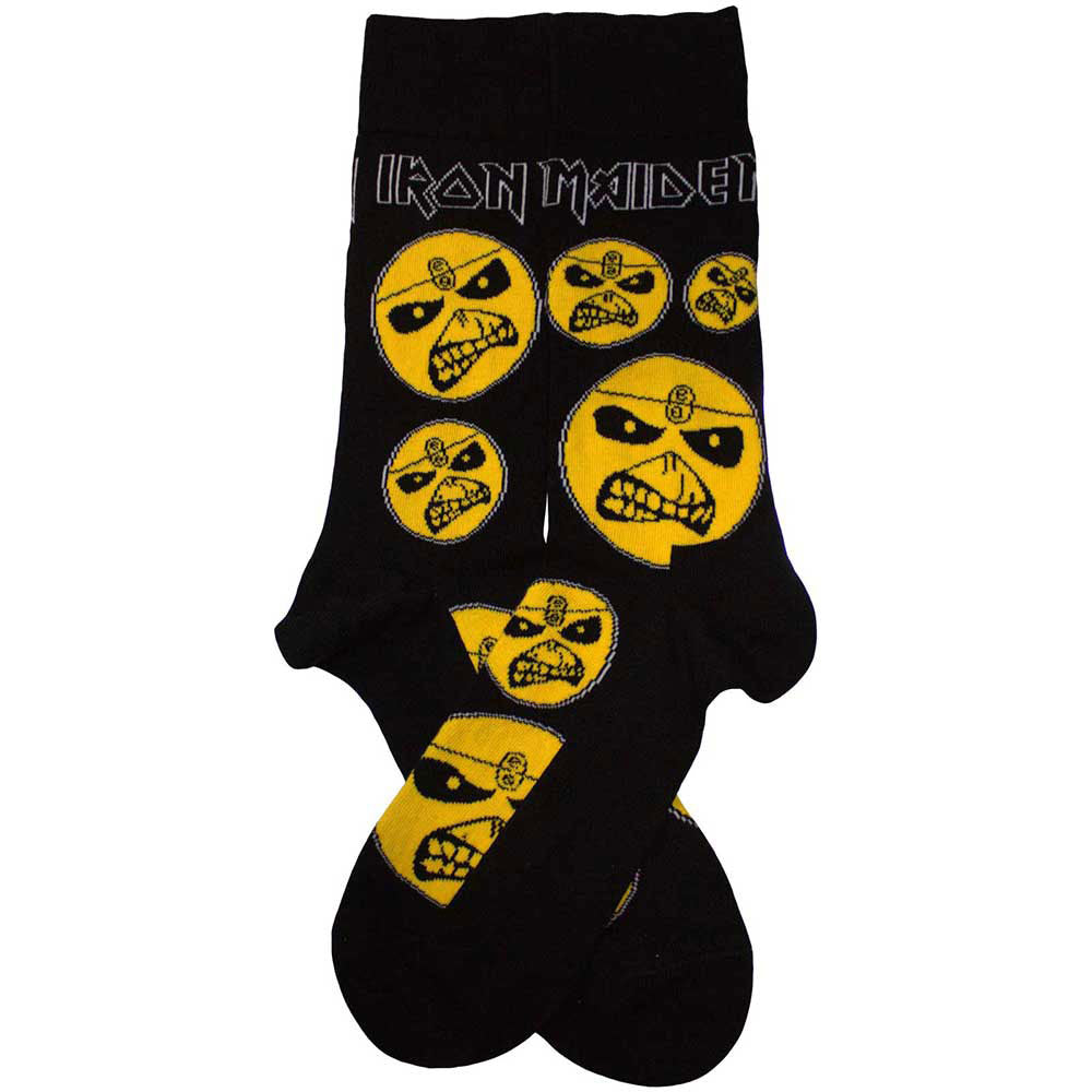 Iron Maiden Piece Of Mind (US Men's Shoe Size 8-12) Socks Back
