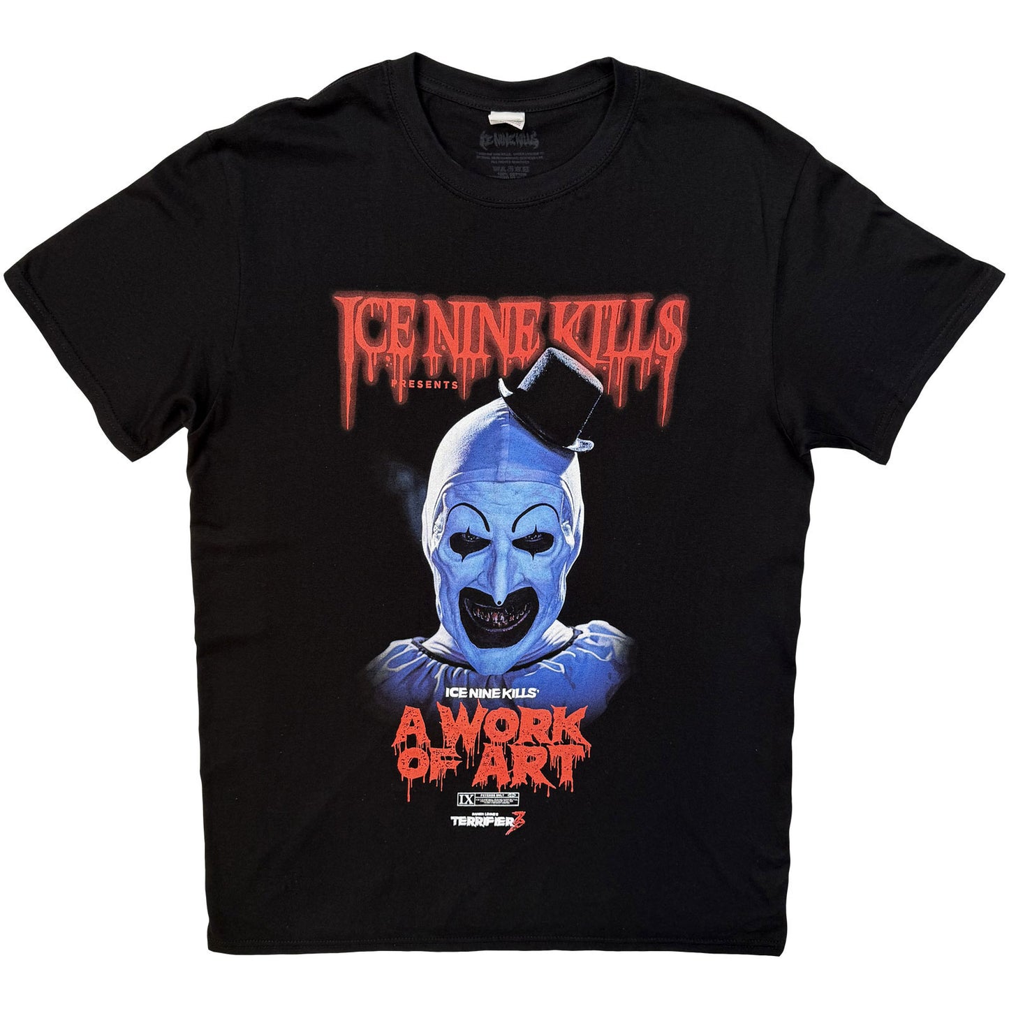 Ice Nine Kills A Work Of Art Clown T-shirt Front